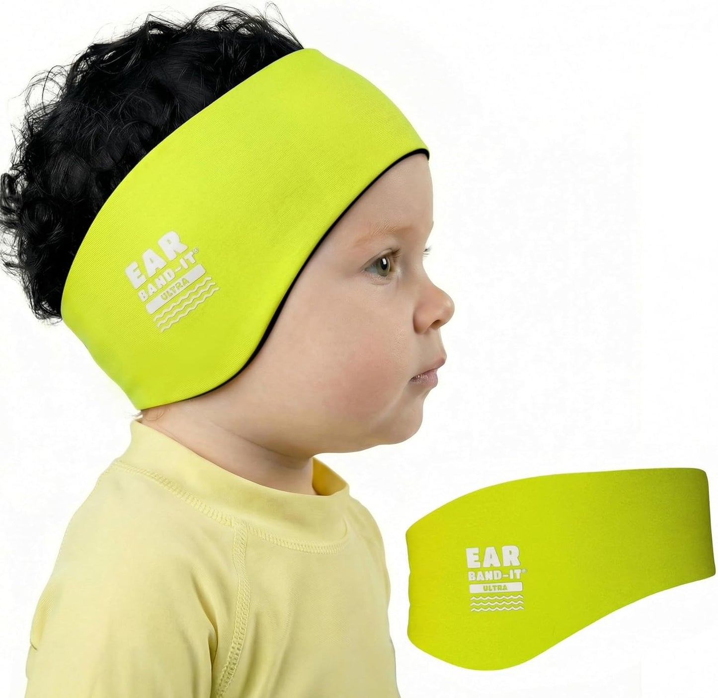 Earvolution Ear Band-It Ultra Swimming Headband for Kids and Adults - Invented by Ear, Nose, and Throat Physician - Custom Anti-Slip Grip Neoprene Maximizes Protection, 13 Color Options, 3 Sizes