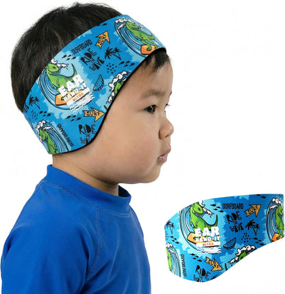Earvolution Ear Band-It Ultra Swimming Headband for Kids and Adults - Invented by Ear, Nose, and Throat Physician - Custom Anti-Slip Grip Neoprene Maximizes Protection, 13 Color Options, 3 Sizes