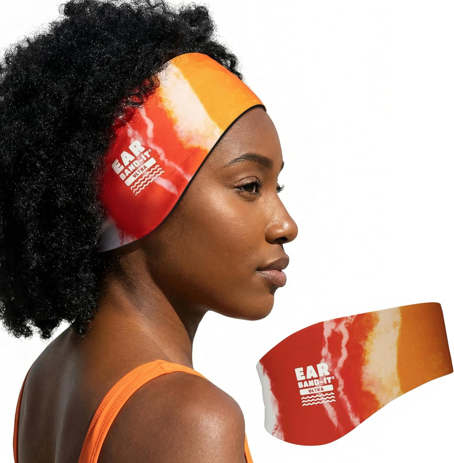 Earvolution Ear Band-It Ultra Swimming Headband for Kids and Adults - Invented by Ear, Nose, and Throat Physician - Custom Anti-Slip Grip Neoprene Maximizes Protection, 13 Color Options, 3 Sizes