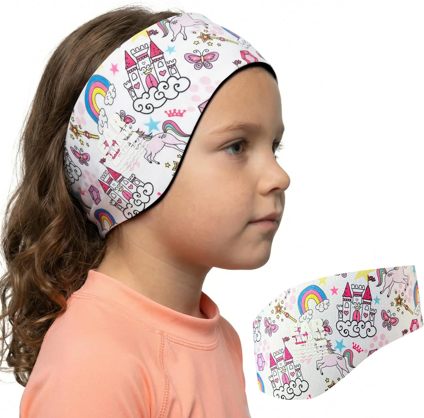 Earvolution Ear Band-It Ultra Swimming Headband for Kids and Adults - Invented by Ear, Nose, and Throat Physician - Custom Anti-Slip Grip Neoprene Maximizes Protection, 13 Color Options, 3 Sizes