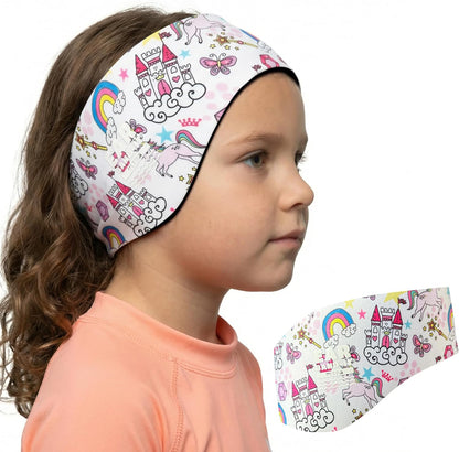 Earvolution Ear Band-It Ultra Swimming Headband for Kids and Adults - Invented by Ear, Nose, and Throat Physician - Custom Anti-Slip Grip Neoprene Maximizes Protection, 13 Color Options, 3 Sizes
