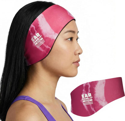 Earvolution Ear Band-It Ultra Swimming Headband for Kids and Adults - Invented by Ear, Nose, and Throat Physician - Custom Anti-Slip Grip Neoprene Maximizes Protection, 13 Color Options, 3 Sizes