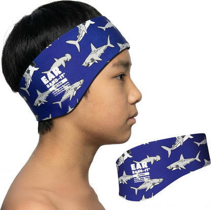 Earvolution Ear Band-It Ultra Swimming Headband for Kids and Adults - Invented by Ear, Nose, and Throat Physician - Custom Anti-Slip Grip Neoprene Maximizes Protection, 13 Color Options, 3 Sizes