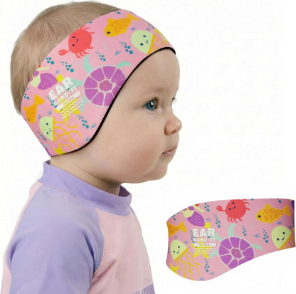 Earvolution Ear Band-It Ultra Swimming Headband for Kids and Adults - Invented by Ear, Nose, and Throat Physician - Custom Anti-Slip Grip Neoprene Maximizes Protection, 13 Color Options, 3 Sizes
