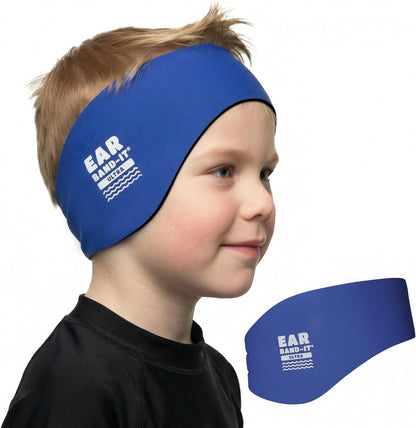 Earvolution Ear Band-It Ultra Swimming Headband for Kids and Adults - Invented by Ear, Nose, and Throat Physician - Custom Anti-Slip Grip Neoprene Maximizes Protection, 13 Color Options, 3 Sizes