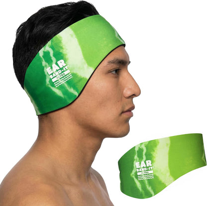 Earvolution Ear Band-It Ultra Swimming Headband for Kids and Adults - Invented by Ear, Nose, and Throat Physician - Custom Anti-Slip Grip Neoprene Maximizes Protection, 13 Color Options, 3 Sizes