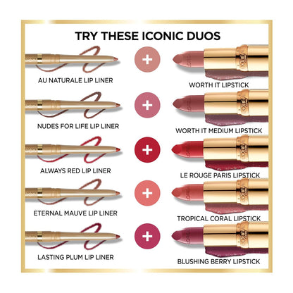 L'Oreal Paris Colour Riche Original Creamy, Hydrating Satin Lipstick with Argan Oil and Vitamin E, Ballerina Shoes , 1 Count