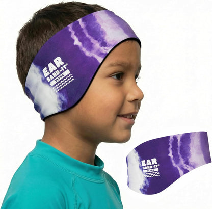 Earvolution Ear Band-It Ultra Swimming Headband for Kids and Adults - Invented by Ear, Nose, and Throat Physician - Custom Anti-Slip Grip Neoprene Maximizes Protection, 13 Color Options, 3 Sizes