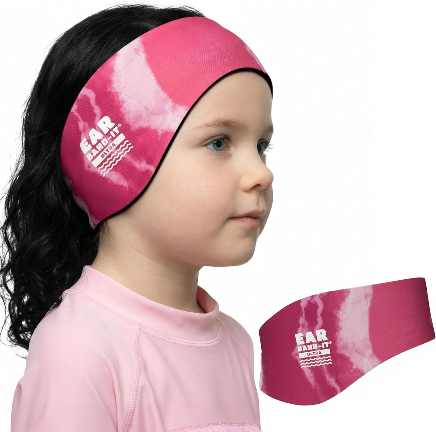 Earvolution Ear Band-It Ultra Swimming Headband for Kids and Adults - Invented by Ear, Nose, and Throat Physician - Custom Anti-Slip Grip Neoprene Maximizes Protection, 13 Color Options, 3 Sizes