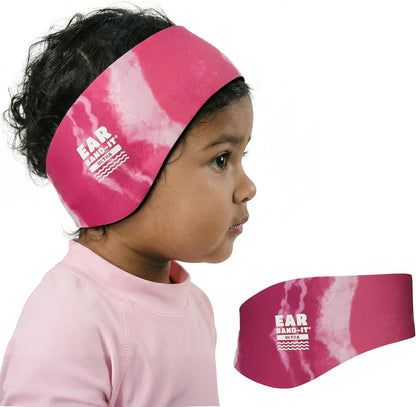 Earvolution Ear Band-It Ultra Swimming Headband for Kids and Adults - Invented by Ear, Nose, and Throat Physician - Custom Anti-Slip Grip Neoprene Maximizes Protection, 13 Color Options, 3 Sizes