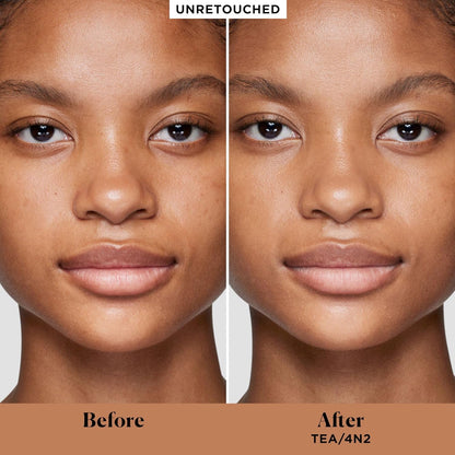 Real Flawless Weightless Perfecting Waterproof Foundation, Medium Coverage Foundation, Buildable Coverage, 12 HR wear, Non-comedogenic, 1oz