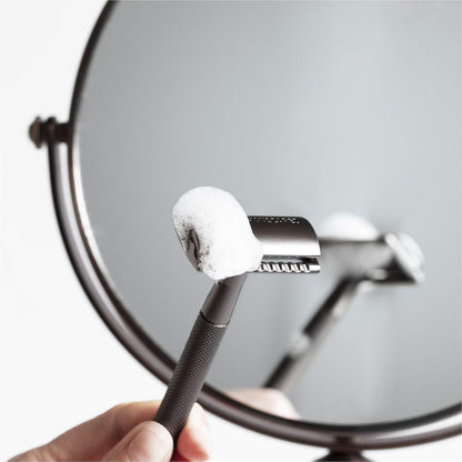 MANSCAPED® The Plow® 2.0 Premium Single Blade Double-Edged Safety Face Razor for Men