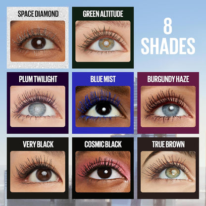 Maybelline Lash Sensational Sky High Mascara Makeup, Volumizing, Lengthening, Defining, Curling, Multiplying, Buildable, Washable Formula, Burgundy Haze, 1 Count